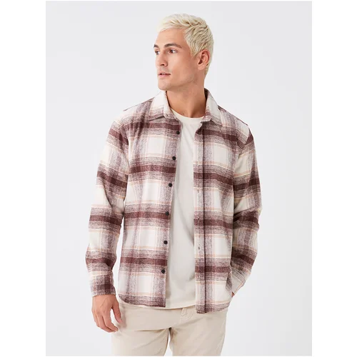 LC Waikiki Regular Fit Long Sleeve Plaid Men's Lumberjack Shirt