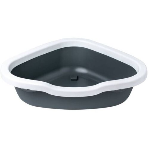 Petmax Sivi-Otvoreni ugaoni toalet za mačke 55 cm x 42.5 cm x 14 cm Cene