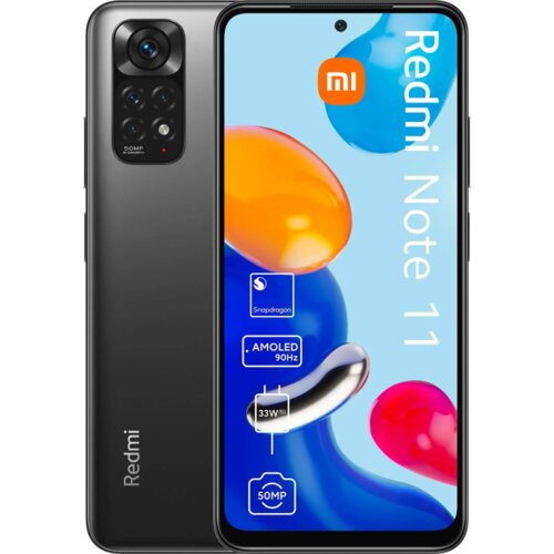 Xiaomi redmi note 11 4/128GB graphite gray ds 4G refabrikovan grade-a Cene