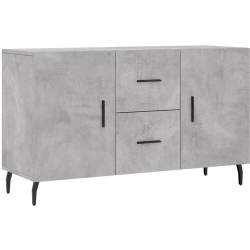 Maison Chic Komoda - Predalnik betonsko siva 100x36x60 cm inženirski les, (21722559) Cene