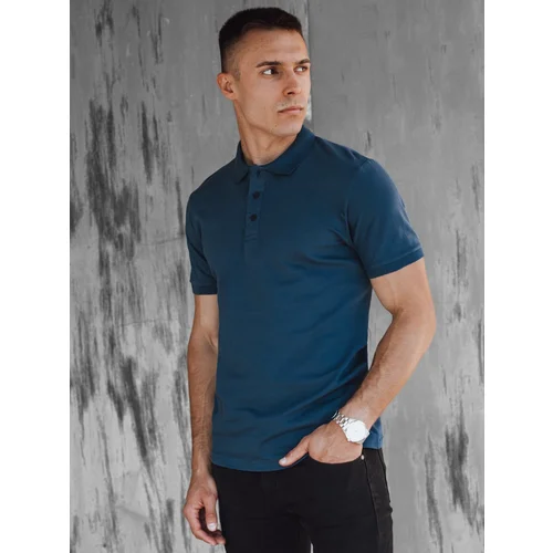 DStreet Men's Blue Polo Shirt