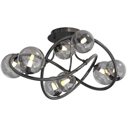 Wofi 9014-805 - led plafonski luster nancy 8xG9/3,5W/230V crna/hrom Cene