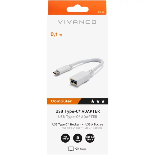 Vivanco CACA315 USB C M/USB A Ž ADAPTER