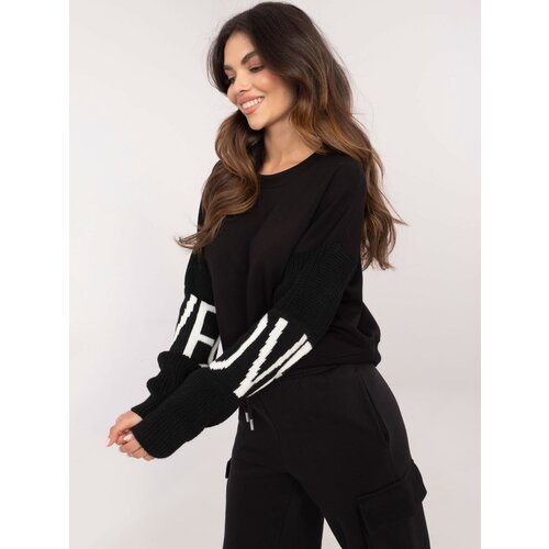 Italy Moda Sweatshirt-MI-BL-M5975.26P-black Slike