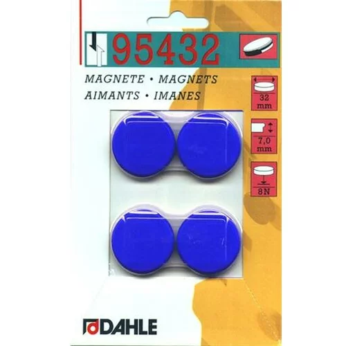 Dahle Magneti Φ 32 mm, 4/1, Plava
