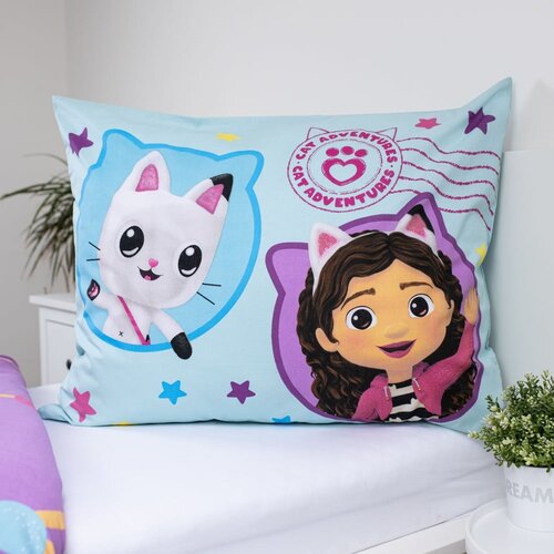 Jerry Fabrics Pamučna dječja posteljina za krevet za jednu osobu 140x200 cm Gabby&amp;#039;s Dollhouse &amp;quot;Balloon&amp;quot; &amp;ndash; Slike