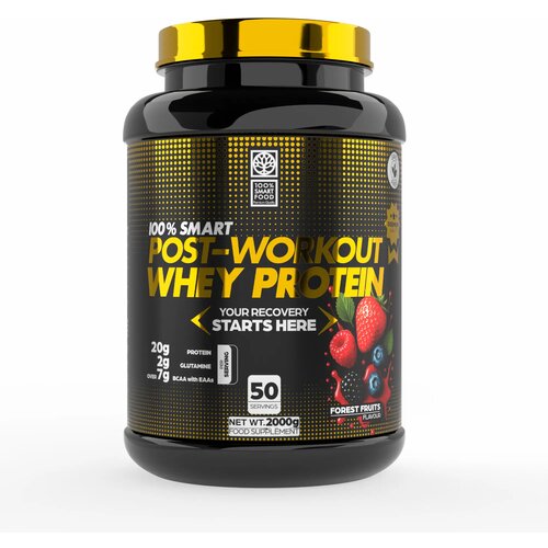 100% SMART POST-WORKOUT WHEY PROTEIN - 2000G - Forest Fruits Cijene