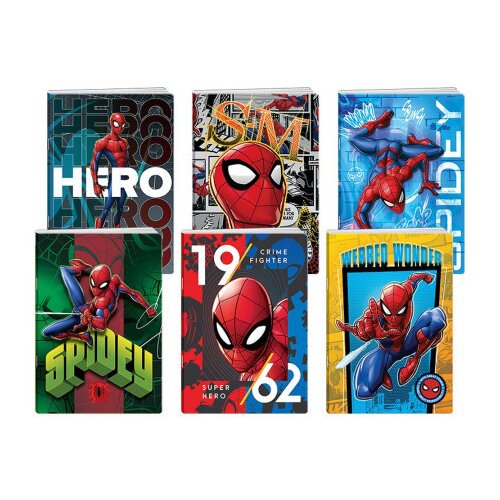 Premium, sveska sa UV lakom, Spider-Man, A4, blanko, 50 lista ( 326248 ) Slike