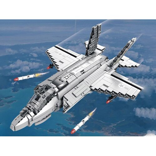  Tehnički blokovi Licencirani američki borbeni zrakoplov F-35 Lightning II 1600-dijelni ZA5799 Slike