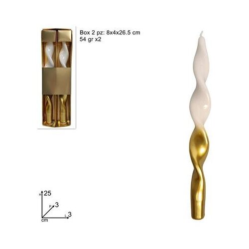  SVIJEĆE SPIRALNE 25 CM SET 2/1 SORTO Cene
