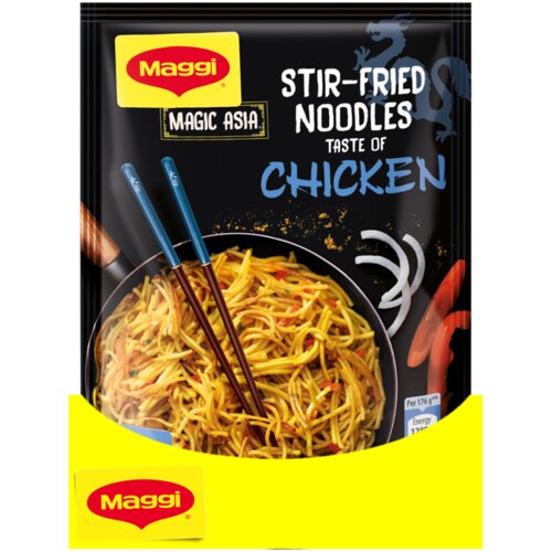 Maggi Magic Asia Stir-Fried Noodles, rezanci s okusom piletine / 121g / 12 komada / XXL pakiranje Cijene