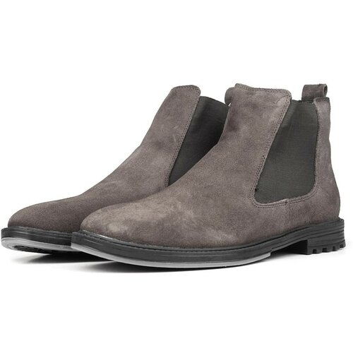 Ducavelli York Genuine Leather and Suede Anti-Slip Sole Chelsea Casual Boots. Slike
