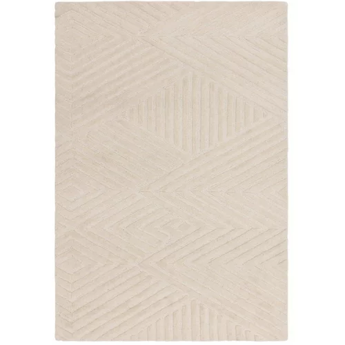 Asiatic Carpets Kremno bela volnena preproga 160x230 cm Hague –