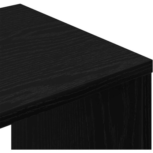  ormar 2 pcs Crna 100 x 30 x 30 cm Konstruirano drvo Slike