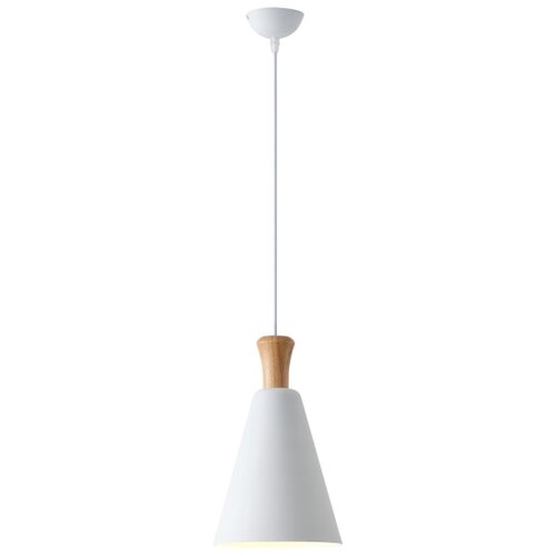  Visilica na sajli SIMPLO 1xE27/15W/230V, bela, prečnik 20 cm Slike