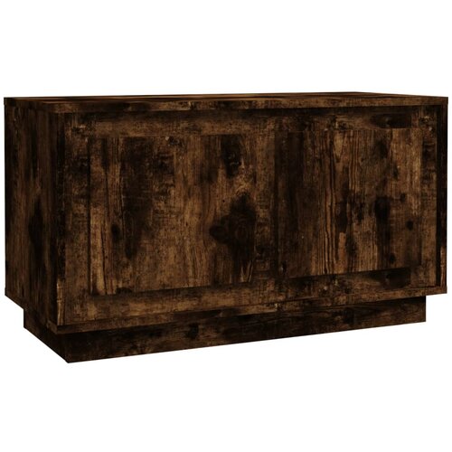 Maison Chic TV omarica - TV stojalo - Televizijska omarica dimljeni hrast 80x35x45 cm inženirski les, (21701354) Cene