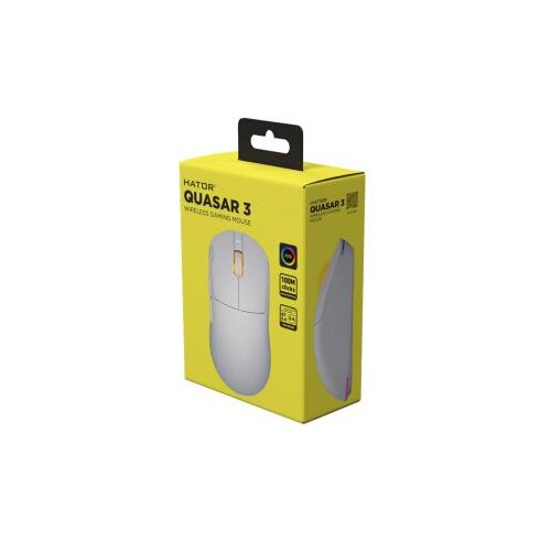 Hator quasar 3 wireless white mi&amp;scaron; Slike