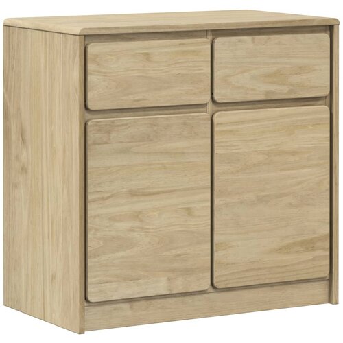 Maison Chic Komoda - Predalnik SAUDA hrast 80x43x75,5 cm trdna borovina, (21717892) Cene