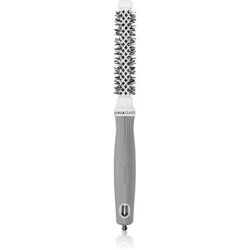 Olivia Garden Expert Shine Wavy Bristles White&Grey četka za kosu průměr 15 mm 1 kom