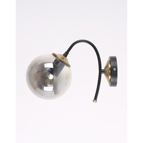 Squid Lighting Črna/siva stenska svetilka &amp;oslash; 15 cm Yoyo &amp;ndash; Slike