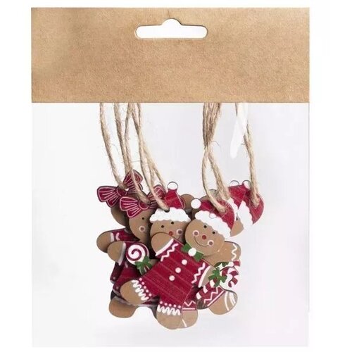  Leseni božični okraski - 6 cm, 3 kosi Cene