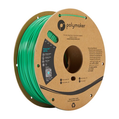 Polymaker PolyLite&amp;trade; PETG 1,75 mm 1kg Green Slike