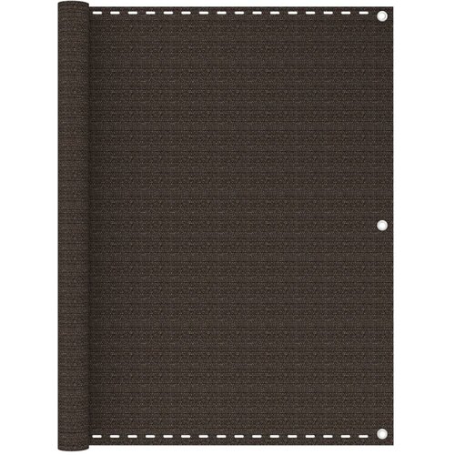 vidaXL Balkonski zastor smeđi 120 x 600 cm HDPE Cijene