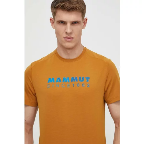 Mammut Sportska majica kratkih rukava Trovat Logo boja: narančasta, s tiskom