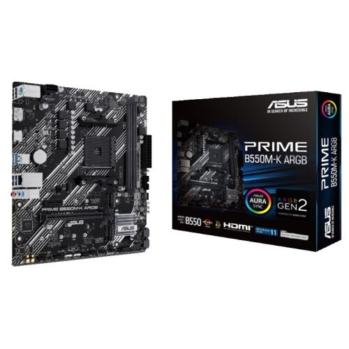 Asus Prime B550M-K ARGB AM4 DDR4 mATX osnovna plo&scaron;ča Cene