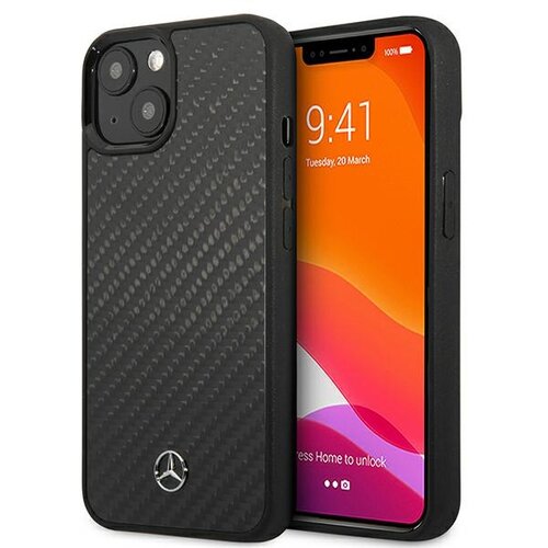 Mercedes MEHCP13SRCABK IPHONE 13 MINI 5,4 CZARNY/BLACK CARBON HARDCASE DYNAMIC LINE, (21898081) Cene