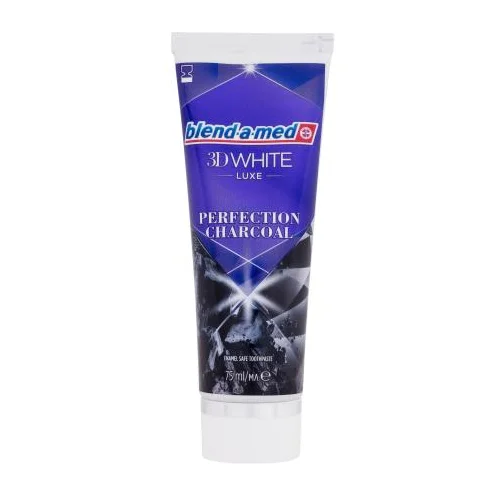 Blend-a-med 3D White Luxe Perfection Charcoal pasta za izbjeljivanje zuba s aktivnim ugljenom 75 ml