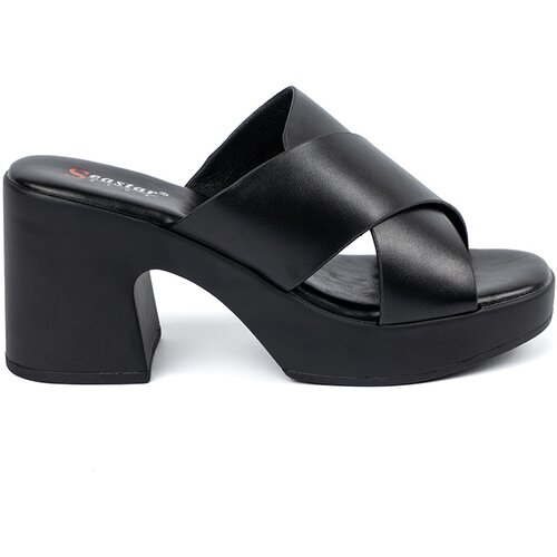 SEASTAR Black mules on a post Slike