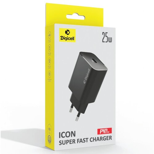  Digicell Icon Super Fast Charger PD 25W Black Cijene