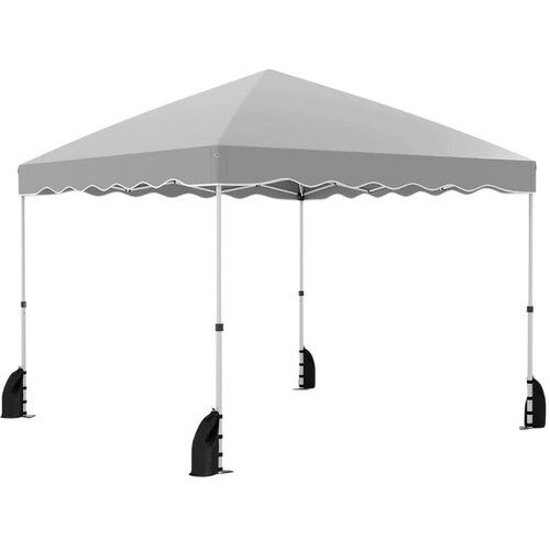 Costway Vrtni paviljonski &scaron;otor 3 x 3 m sive barve, (5000249804) Cene