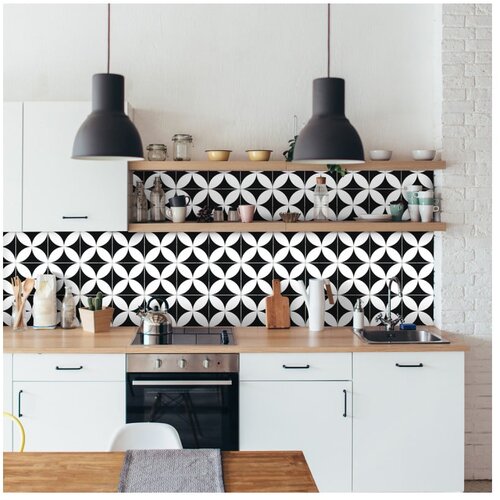 Ambiance Set od 9 zidnih samoljepljivih naljepnica Wall Decal Tiles Enzo, 15 x 15 cm Slike