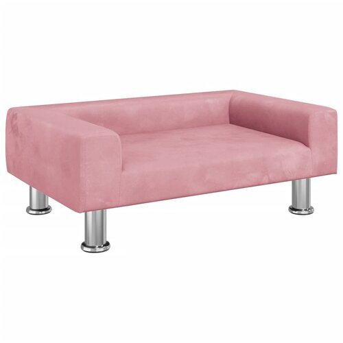 Maison Chic Otroški kavč - Otroški divan - Otroški sedež roza 70x45x26,5 cm žamet, (21729529) Cene