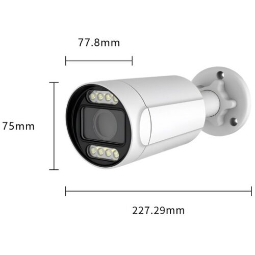 Gembird CAM-IP5MP-HAY70A gmb kamera 5 mpix hieasy app, human detection, full color, motor zoom 2.8-12mm, mic Cene