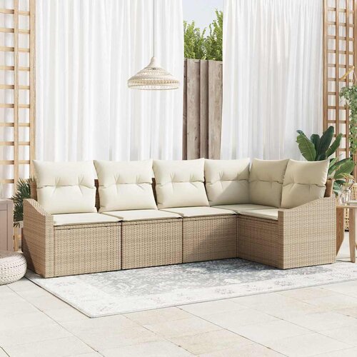  Set sofe 5 kom. poliratan 233,5 x 123,5 x 85 cm Slike