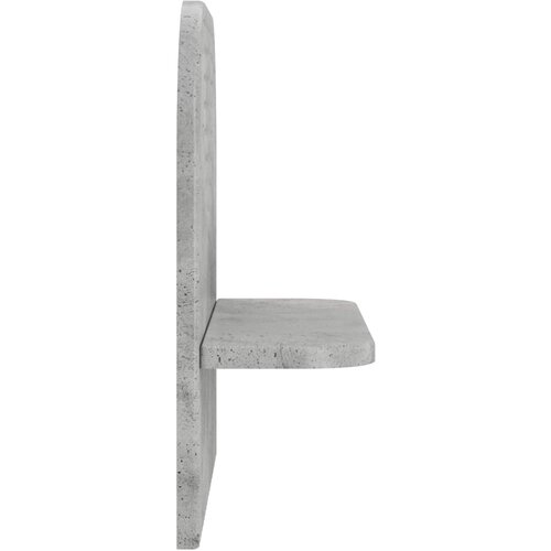  Zidna polica 2 kom. Betonska siva 41 x 13,5 x 37,5 cm Slike