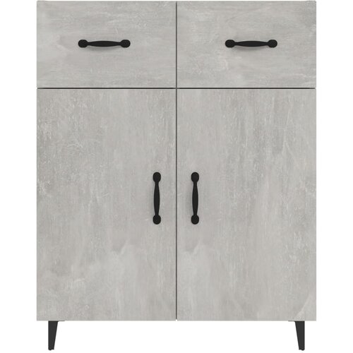  Komoda siva boja betona 69,5x34x90 cm od konstruiranog drva Slike