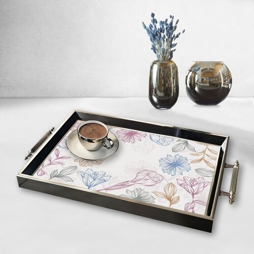 Aberto Design Poslužavnik TPG9791 50 x 29 x 3.5 cm, Šareni Cene