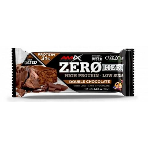 Amix zero Hero Protein Bar 65 g Čokolada Cene