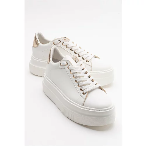 LuviShoes Spes White Women's Sneakers