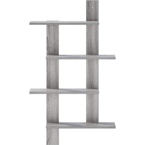 Polica na zidu Siva Sonoma 61 x 13,5 x 105 cm Konstruirano drvo Slike