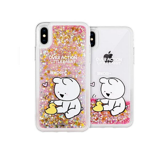 Onasi silikonski ovitek teddy z roza ble&amp;scaron;čicami za samsung galaxy S9 G960 - prozoren Slike