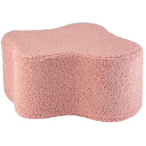 Wigiwama Rožnat otroški tabure iz tkanine bouclé Cloud – Cene
