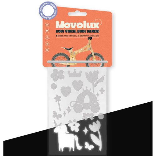 Movolux visoko odsevne nalepke Fairytale Feelings, bele Slike