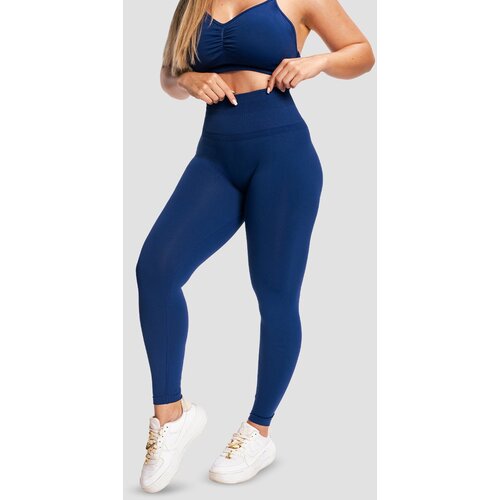 GymBeam ženske helanke sculpt seamless navy Slike