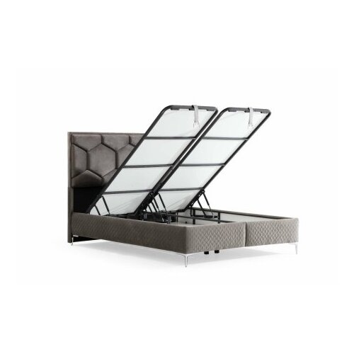 Hanah home bračni krevet carbon 150 x 200 grey Slike