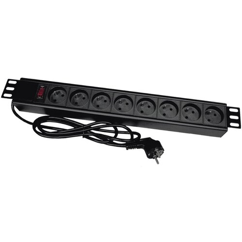 ALANTEC PZ081U3M power extension 3 m 8 AC outlet(s) Indoor Black Slike